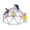 Kids Playground Dome Climber with Swing 800 Lbs Capacity for Backyard Play
